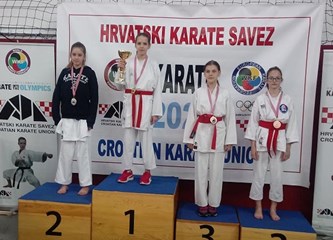 Sedam zlata sa prvenstva Hrvatske u karateu