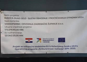 173 milijuna kuna za izradu kanalizacijske mreže Rugvica-Dugo Selo