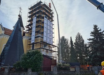 FOTO: Uklonjen toranj s crkve Navještenja BDM u Velikoj Gorici