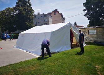 U Zaprešiću postavljaju šator za pregled pacijenata sa sumnjom na koronavirus