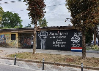 FOTO Nikica Burić 'Samoborac'- legendarni branitelj Vukovara dobio mural u svom rodnom gradu!